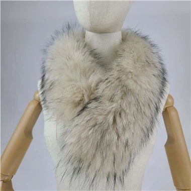 ผ้าพันคอปกขนสัตว์แรคคูน